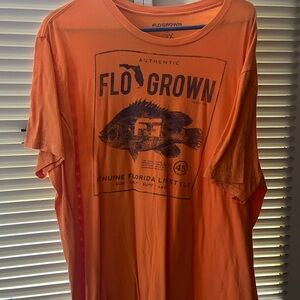 Men's Orange Graphic T-Shirt